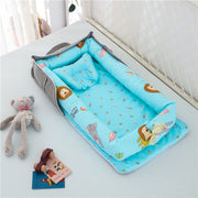 Cotton Portable Baby Crib Newborn Foldable image 21