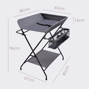Foldable portable baby diaper table image 3