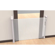 Callowesse Omni-Directional Retractable Stair Safety Gate 0-130cm – White & Silver image 4
