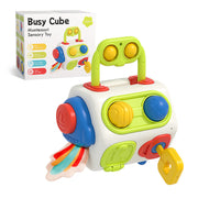 9 In 1 Busy Cube Baby & Toddler Toys Montessori Sensory Toys For Toddlers 1 2 3 Year Old Fidget Busy Board Learning Toys image 9