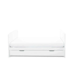 Ickle Bubba Coleby Classic Cot Bed with Under Drawer – White