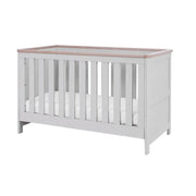 Tutti Bambini Verona Cot Bed - Dove Grey/Oak image 2