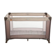 baby plus Eco Travel Cot- Khaki image 1