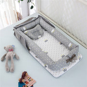 Cotton Portable Baby Crib Newborn Foldable image 5