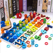 Children 3D Alphabet Number Puzzle Baby Colorful Geometric Digital Letter Educational Toy image 14