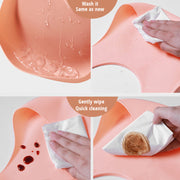 Soft Waterproof Silicone Baby Bib with Food Catcher, Baby Silicone Bib image 5