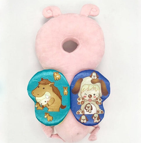 Breathable Mesh Baby & Toddler Head Support Pillow – Soft Safety Cushion