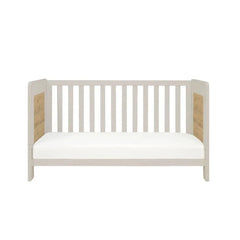 Tutti Bambini Alba Mini Cot Bed - White Sand / Distressed Oak