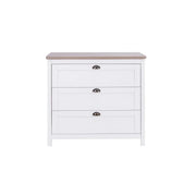 Tutti Bambini Verona Chest Changer - White/Oak image 5