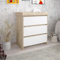 Shefa Kids 880 Baby Changing Unit – Elm & White