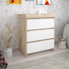 Shefa Kids 880 Baby Changing Unit – Elm & White