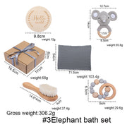 Baby Gift Box Set Bath Towel Toys image 8
