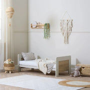 Tutti Bambini Alba Cot Bed - White Sand / Distressed Oak image 3