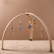 Triangle Rack Wooden Fitness Equipment Newborn Baby Crib Toy image 3