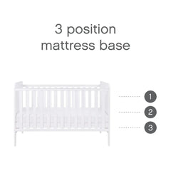 Tutti Bambini Rio 2-Piece Nursery Furniture Set – White