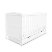Ickle Bubba Coleby Classic Cot Bed with Under Drawer – White image 1