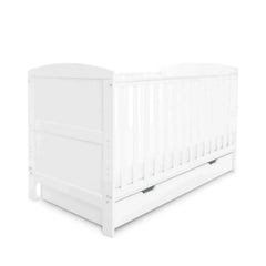 Ickle Bubba Coleby Classic Cot Bed with Under Drawer – White