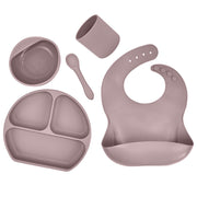 Silicone Baby Feeding Set – Suction Bowl, Plate, Bib, Cup & Spoon image 8