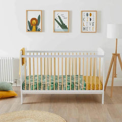 Ickle Bubba Coleby Scandi Cot Bed – Scandi White