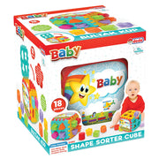 Dede Baby Puzzle Big Shape Sorter Cube image 2
