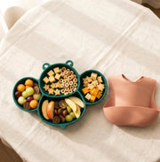 Soft Waterproof Silicone Baby Bib with Food Catcher, Baby Silicone Bib image 18
