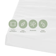 Tutti Bambini Rio Cot Bed with Cot Top Changer & Mattress - White image 10