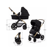 Kinderkraft Moov 2 3-in-1 Travel System - Black image 6