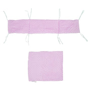 2pc Dimple Crib/Cradle Quilt & Bumper Bedding Set image 10