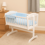 2pc Dimple Crib/Cradle Quilt & Bumper Bedding Set image 2