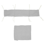 2pc Dimple Crib/Cradle Quilt & Bumper Bedding Set image 5