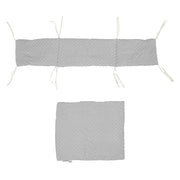 2pc Dimple Crib/Cradle Quilt & Bumper Bedding Set image 8