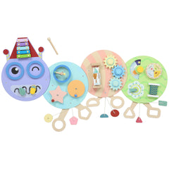 AIYAPLAY Caterpillar Busy Board with 7 Activities