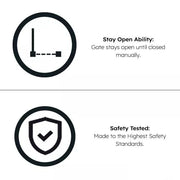 FYLO Baby Safety Stair Gate – Pressure Fit Extra Wide image 5