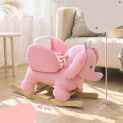 AIYAPLAY Elephant Rocking Toy with Sound – Pink (18–36 Months) image 2