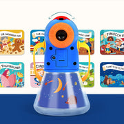 Children's Toy Storybook Torch Projector Kaleidoscope Sky Handrail Galaxy Night Light Up Cartoon Baby Toys Kids Educational Toys image 5