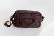 Ralphie Bear Quilted Changing Stroller Bag - Brown/Pears image 1