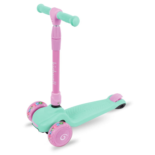 Kidwell JAX Folding 3-Wheel Scooter with LED Wheels – Ages 3+ | 2 Colours