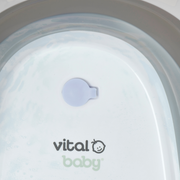 Vital Baby Foldable Baby Bath - Grey & White image 10