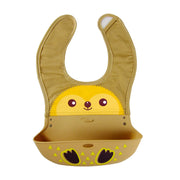 Cartoon silicone baby bib image 3