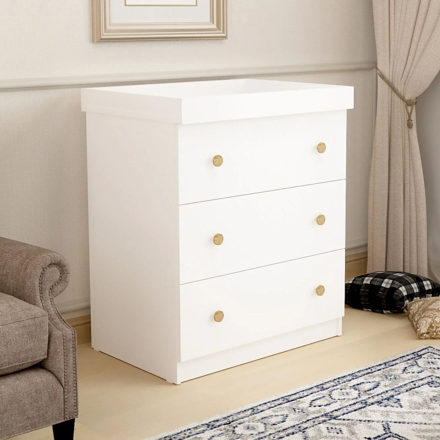 Shefa Kids 888 Changing Dresser - White
