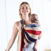 Baby sling solid color baby carrier image 11