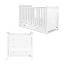 Ickle Bubba Snowdon Classic 2 Piece Furniture Set White - Premium Pocket Sprung Mattress