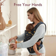 Momcozy Baby Carrier Newborn to Toddler Cotton - Starry Night image 6