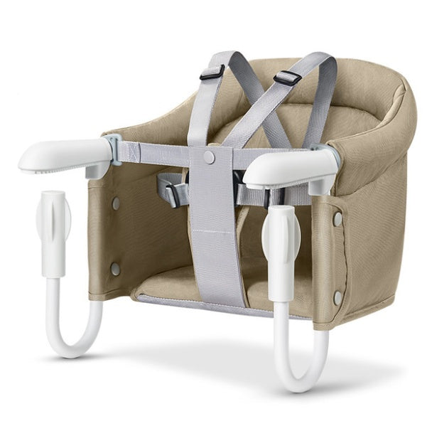 Portable Foldable Baby Booster Seat – Washable Feeding Chair with Safety Harness