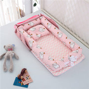 Cotton Portable Baby Crib Newborn Foldable image 9