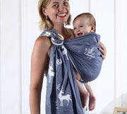 Baby sling solid color baby carrier image 6