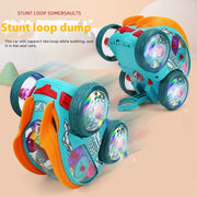 Electric Tumbling Light Music 1-3 Years Old Male And Female Baby Educational Toy Car image 2