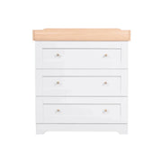 Tutti Bambini Malmo Cot Bed & Rio 3-Piece Furniture Set – Dove Grey & Honey Oak image 13