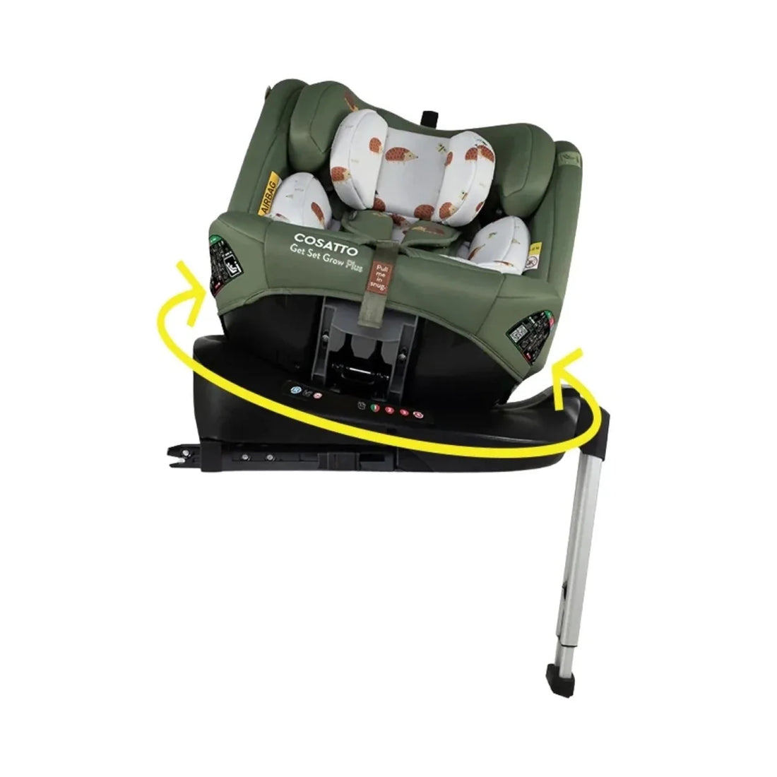 Cosatto Get Set Grow Plus i-Size Group 0+/1/2/3 360 Car Seat - Hoglet