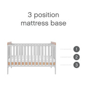 Tutti Bambini Rio 3 pcs Room Set - Slate/Honey Oak image 7